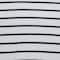 Fabric Merchants Navy & White Stripes Double Brushed 4-Way Stretch Fabric